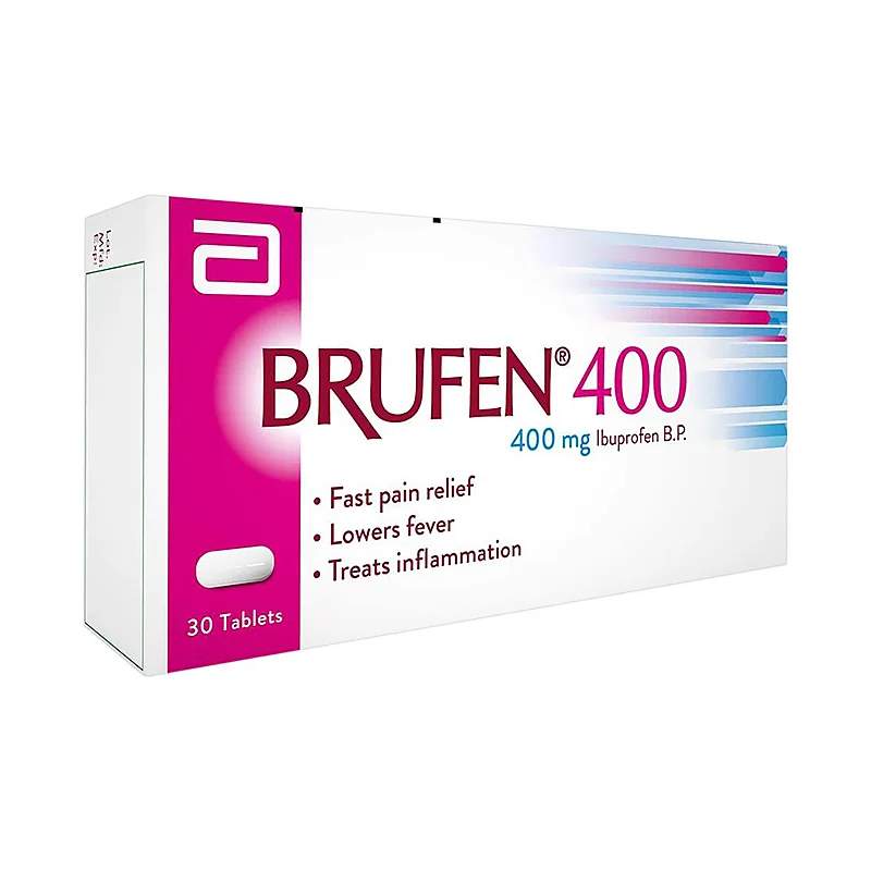 Brufen 400mg Tablets (30 Tablets) — authentic medicine packaging