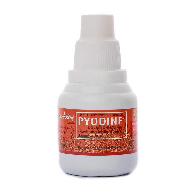 Pyodine 10% Antiseptic Solution (60ml) — authentic medicine packaging