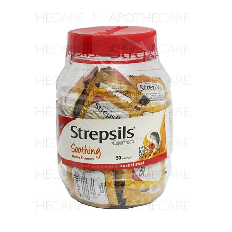 Strepsils Orange with Vitamin C (24 Lozenges) — authentic medicine packaging