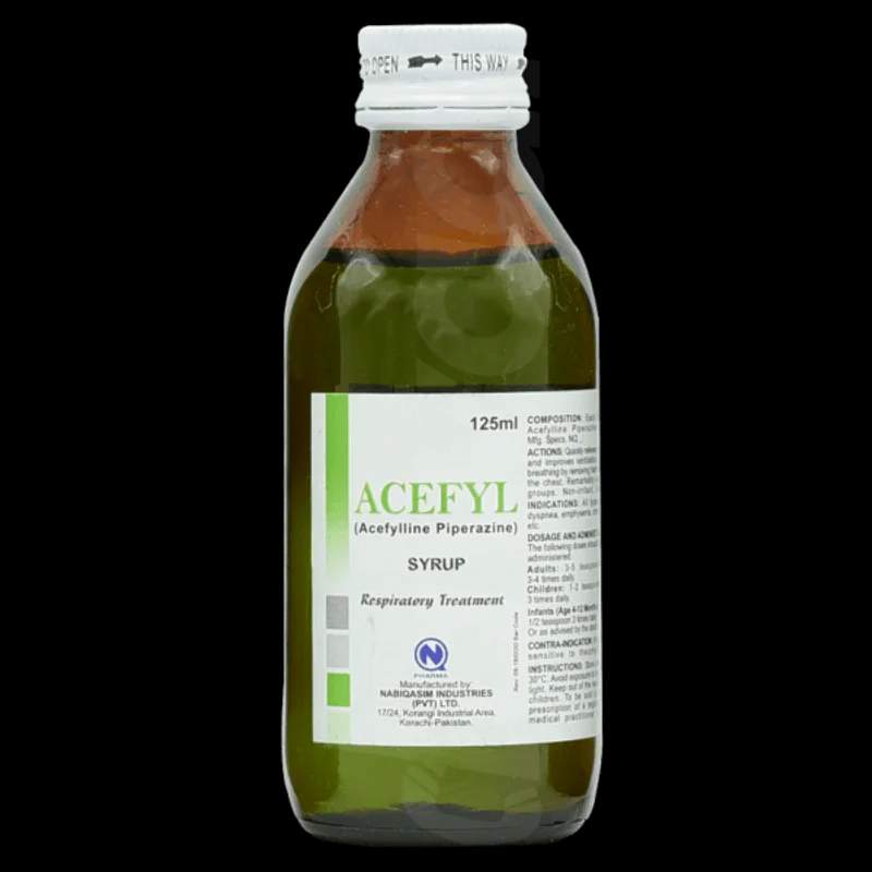 Acefyl (25/8Mg/Ml) 125Ml Syrup — authentic medicine packaging