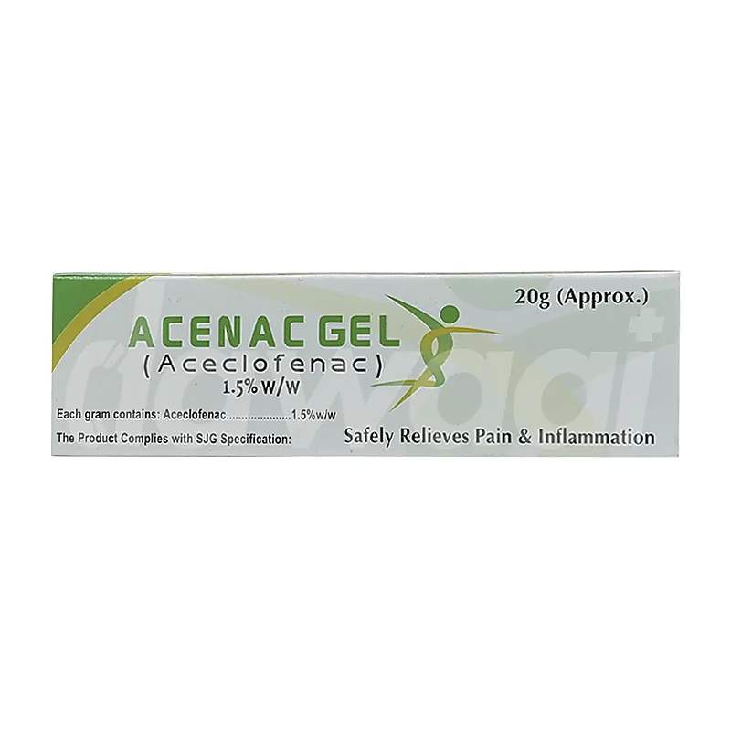Acenac (1.5%W/W) 50G Gel — authentic medicine packaging