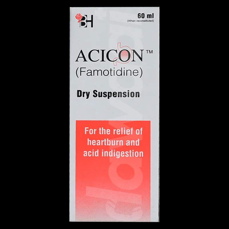 Acicon (10Mg/5Ml) 60Ml Suspension — authentic medicine packaging