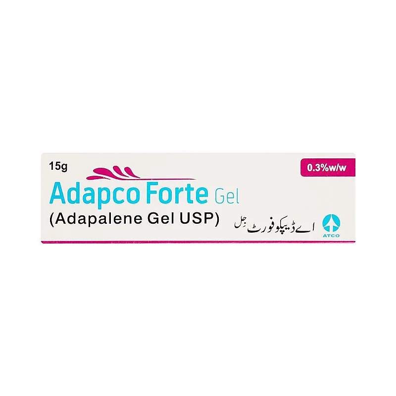Adapco Forte (0.3%) 15G Gel — authentic medicine packaging
