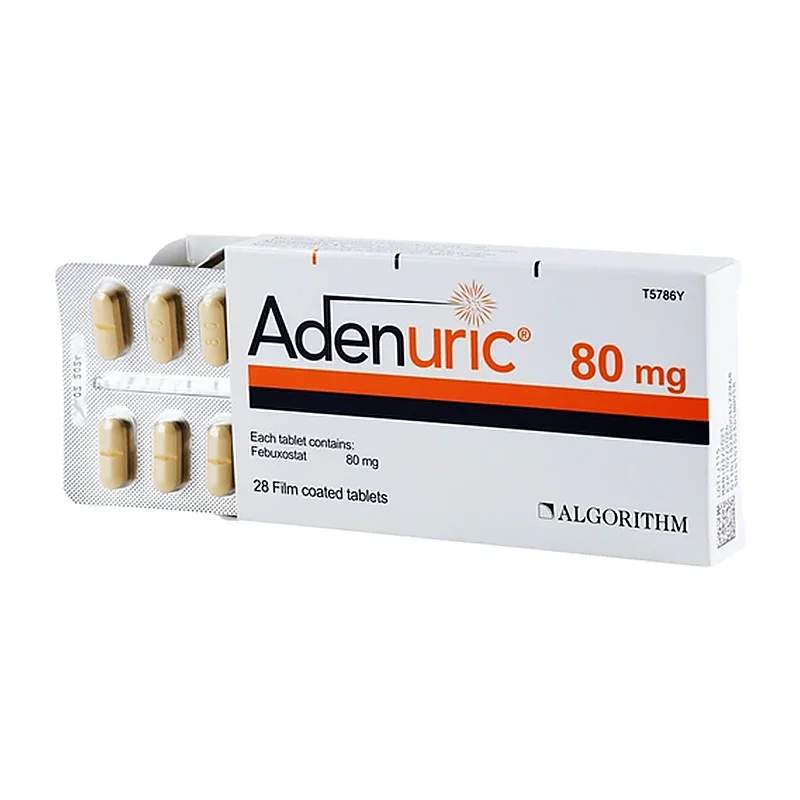 Adenuric (80Mg) 20 Tablets — authentic medicine packaging