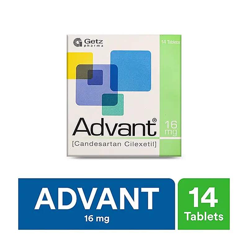 Advant (16Mg) 14 Tablets — authentic medicine packaging