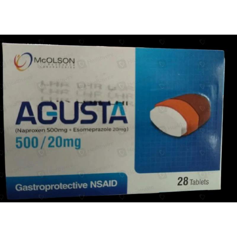 Agusta (500/20Mg) 28 Tablets — authentic medicine packaging