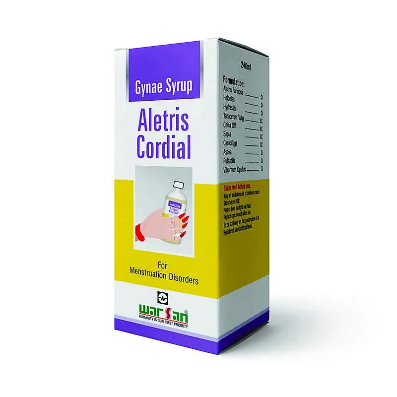 Aletris Cordial (200Ml) Syrup — authentic medicine packaging