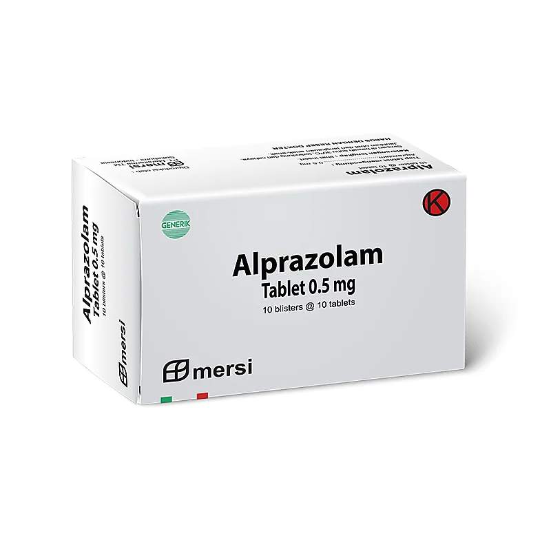 Alprazolam (0.5Mg) 30 Tablets — authentic medicine packaging