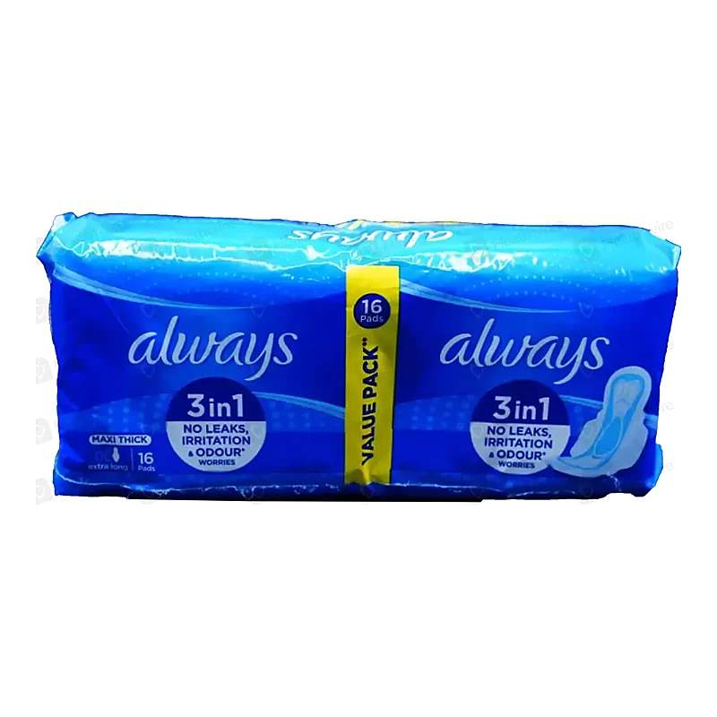 Always Maxi Thick (L) 18 Pads — authentic medicine packaging