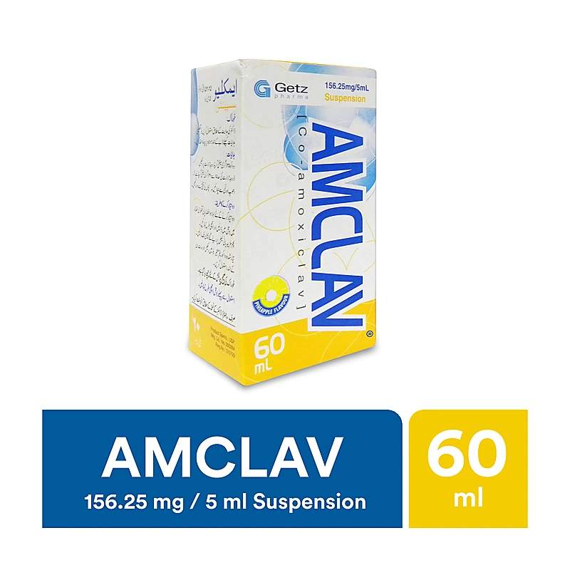Amclav-Plus (457Mg/5Ml) 70Ml Suspension — authentic medicine packaging