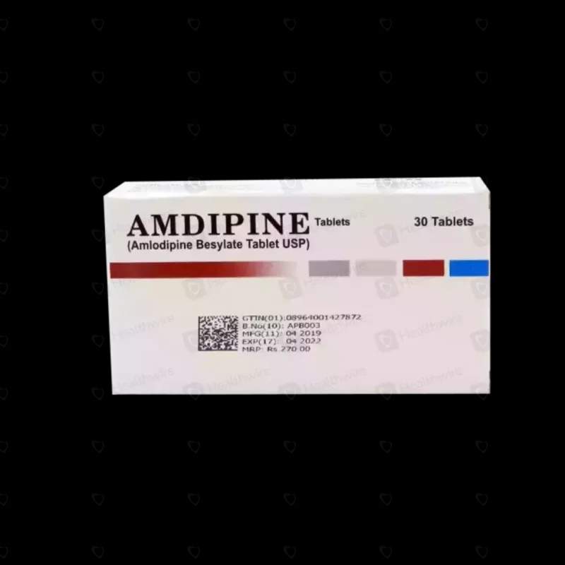 Amdipine (5Mg) 30 Tablets — authentic medicine packaging