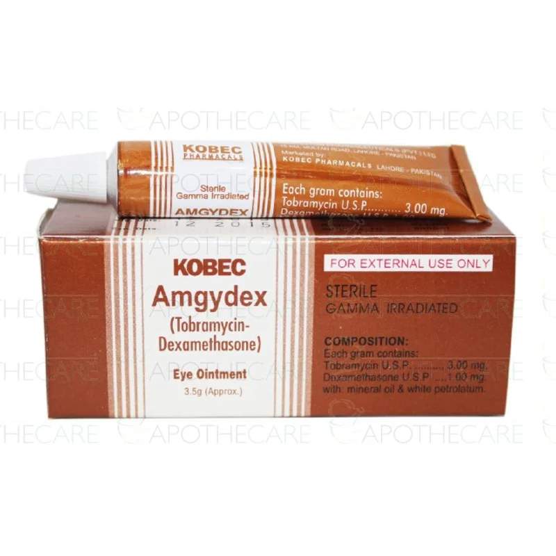 Amgydex (3/1Mg) 3.5G Eye Ointment — authentic medicine packaging