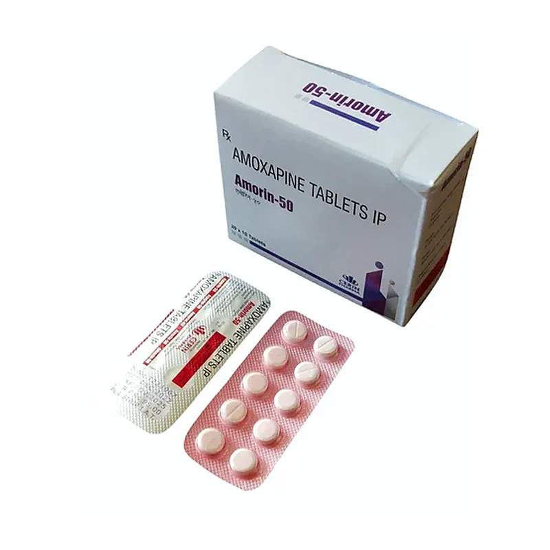 Amorin (50Mg) 100 Tablets — authentic medicine packaging