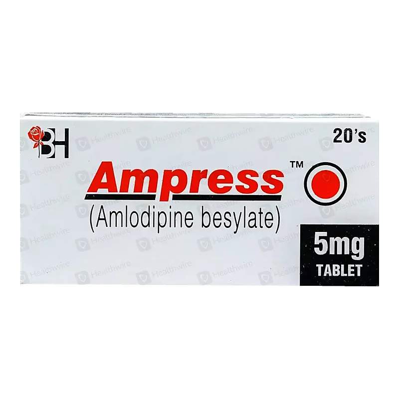 Ampress (5Mg) 20 Tablets — authentic medicine packaging