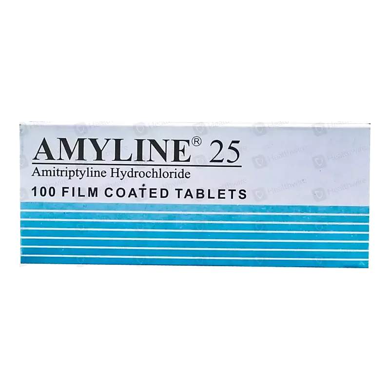 Amyline (25Mg) 100 Tablets — authentic medicine packaging