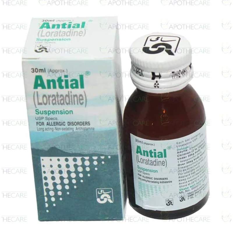 Antial (5Mg/5Ml) 30Ml Suspension — authentic medicine packaging
