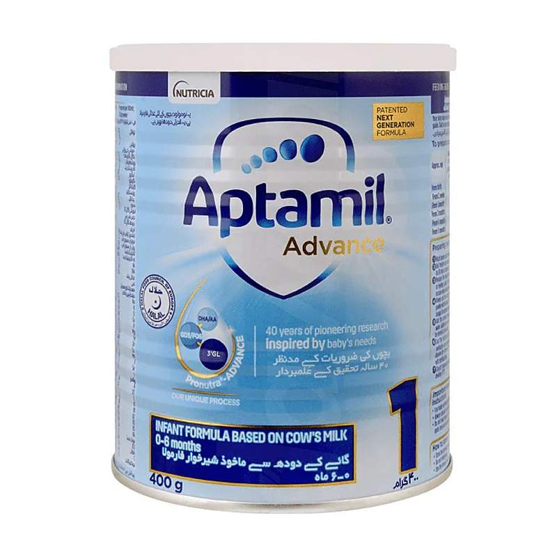 Aptamil Milk 1 (400G) Powdered — authentic medicine packaging
