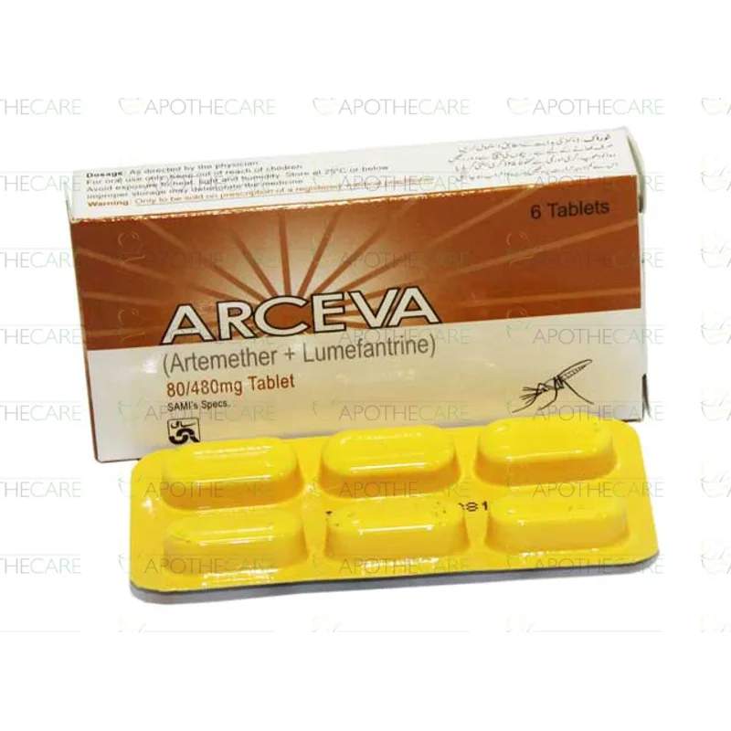 Arceva (80/480Mg) 6 Tablets — authentic medicine packaging
