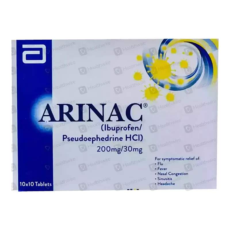 Arinac (200Mg) 100 Tablets — authentic medicine packaging