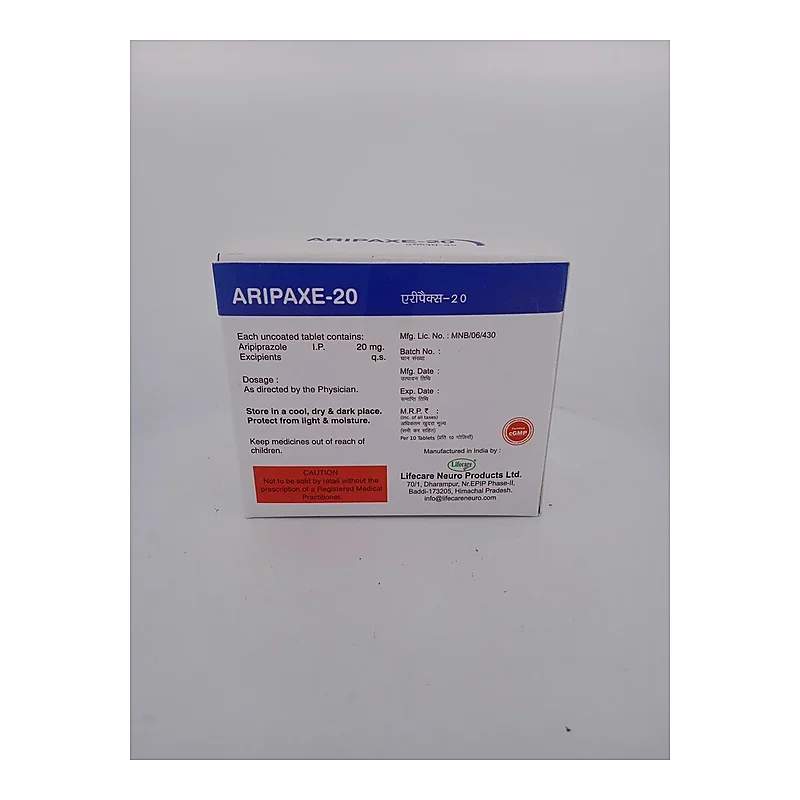 Aripan (20Mg) 30 Tablets — authentic medicine packaging