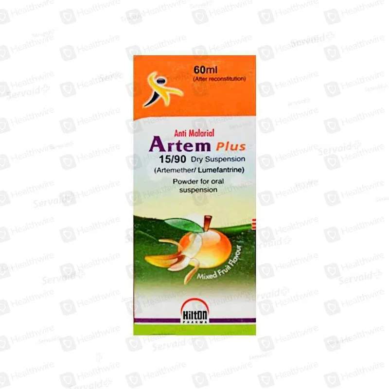Artem (15/90Mg) 60Ml Dry Suspension — authentic medicine packaging