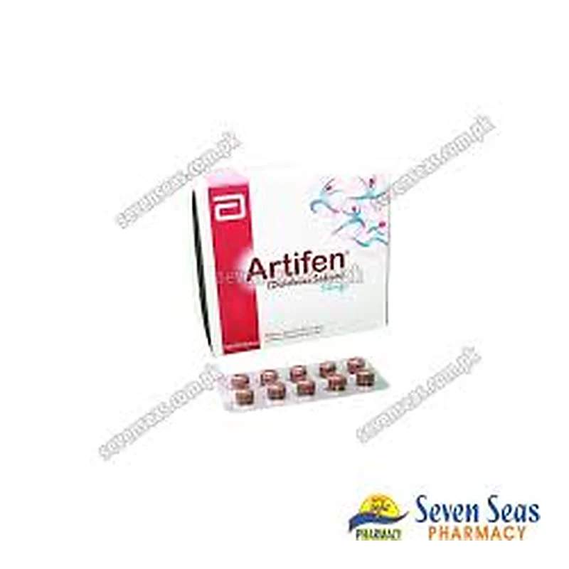 Artifen (50Mg) 100 Tablets — authentic medicine packaging
