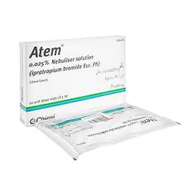 Atem (0.025%) 2Ml 10 Vials Nebuliser Solutions — authentic medicine packaging