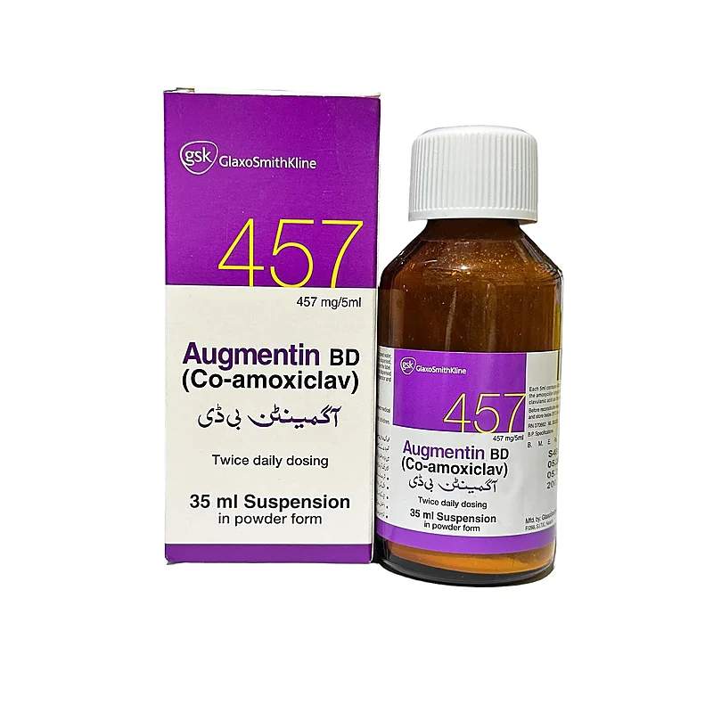 Augmentin Bd (457Mg/5Ml) 35Ml Suspension — authentic medicine packaging