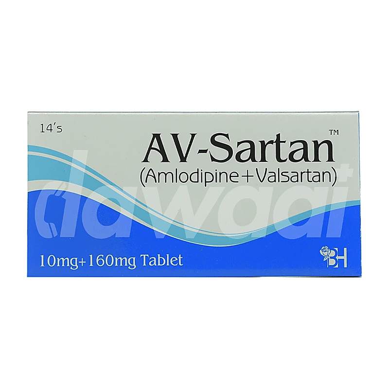 Av-Sartan (5/160Mg) 14 Tablets — authentic medicine packaging