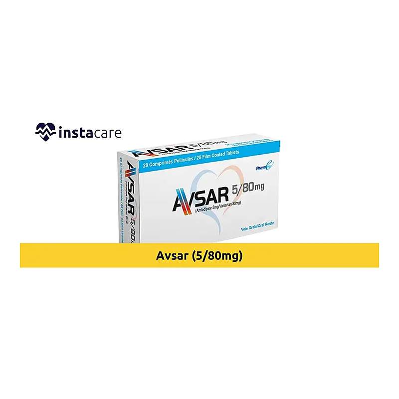 Avsar (5/80Mg) 14 Tablets — authentic medicine packaging