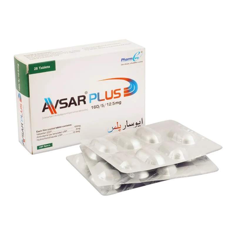 Avsar Plus (5/160/12.5Mg) 28 Tablets — authentic medicine packaging