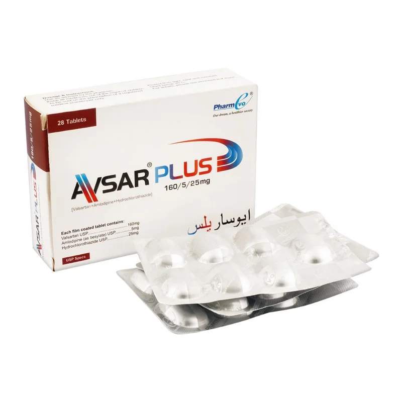 Avsar Plus (5/160/25Mg) 28 Tablets — authentic medicine packaging