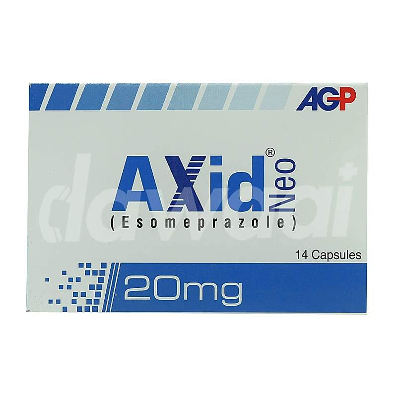 Axidneo (40Mg ) 14 Capsules — authentic medicine packaging