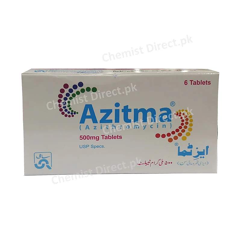 Azitma (250Mg) 12 Tablets — authentic medicine packaging