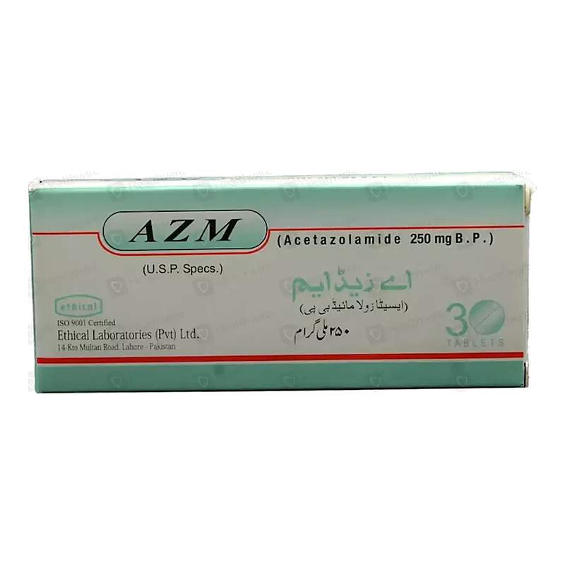 Azm (250Mg) 30 Tablets — authentic medicine packaging
