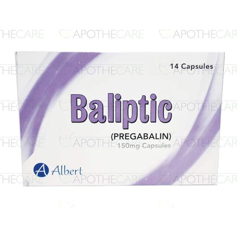 Baliptic (50Mg) 14 Capsules — authentic medicine packaging