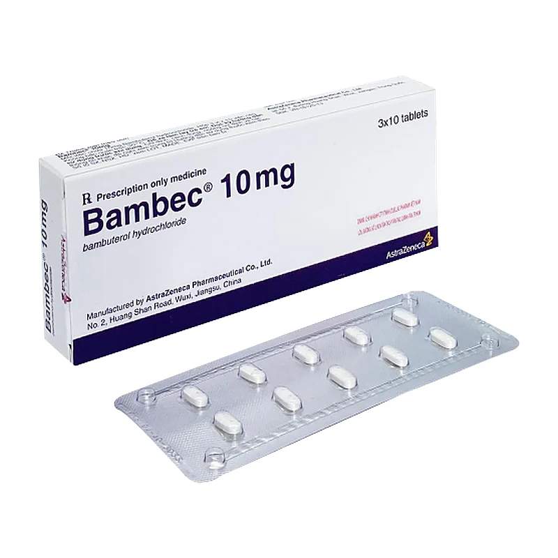 Bambec (10Mg) Tab 30S — authentic medicine packaging