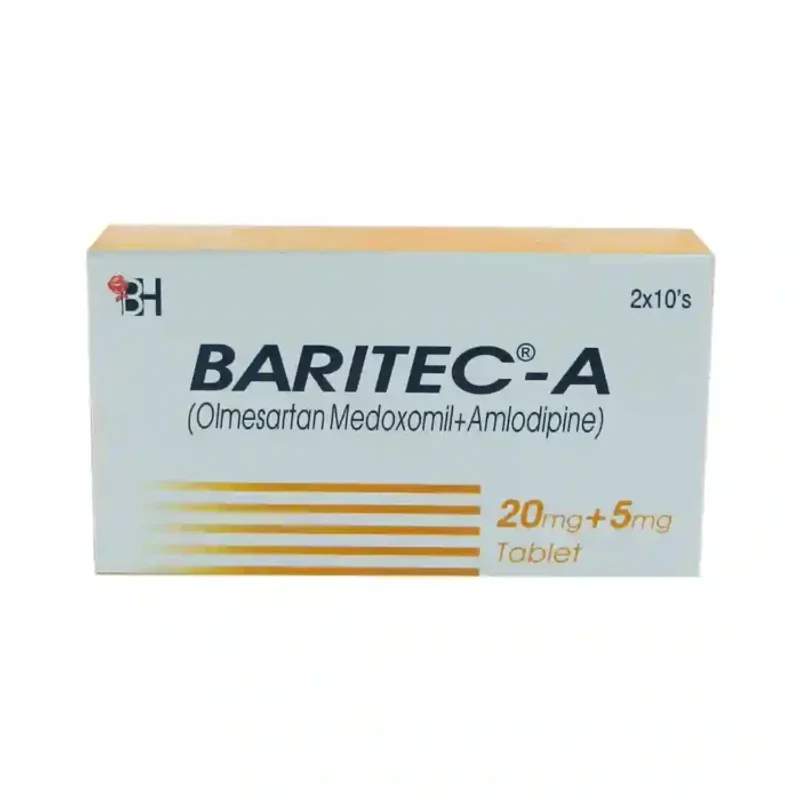 Baritec-A (20/5Mg) 20 Tablets — authentic medicine packaging