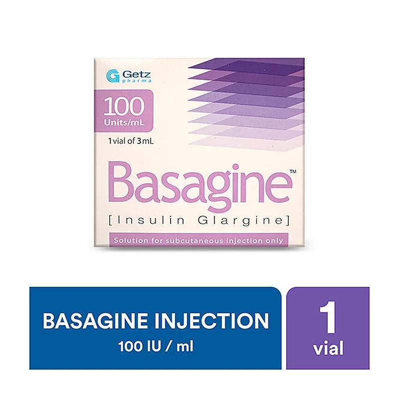 Basagine (100Iu/Ml) 3Ml, 1 Vial Injection — authentic medicine packaging