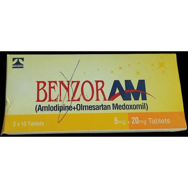 Benzor AM (5/40mg) 20 Tablets — authentic medicine packaging