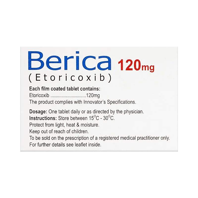 Berica (60Mg) 30 Tablets — authentic medicine packaging