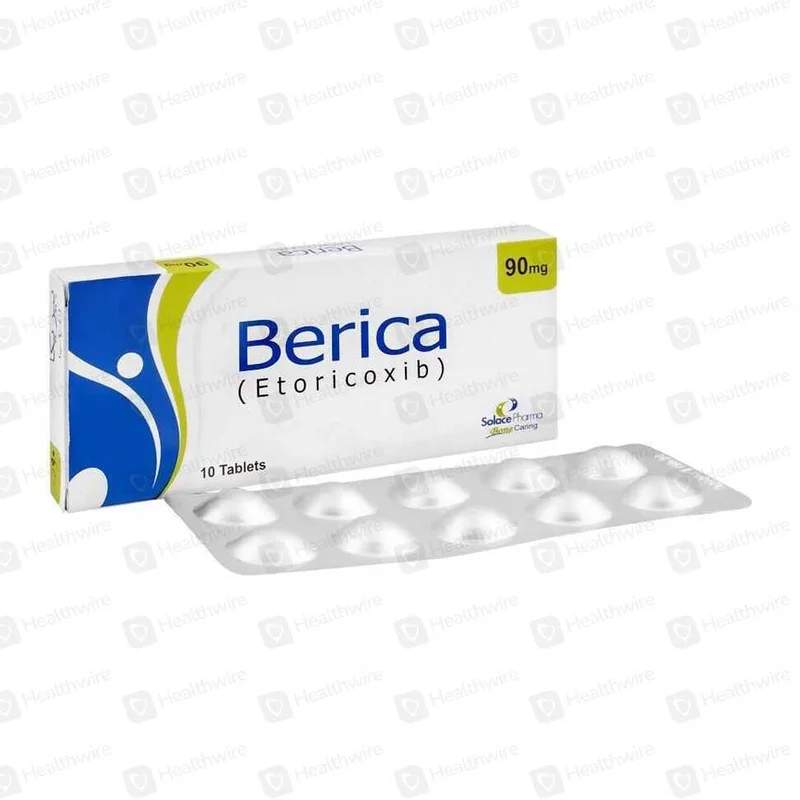 Berica (90Mg) 10 Tablets — authentic medicine packaging