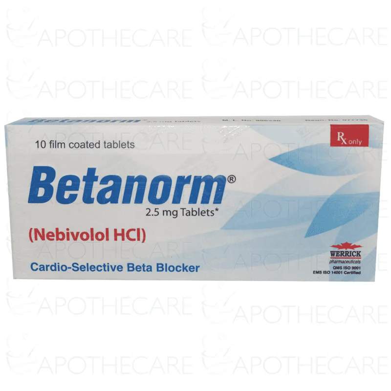Betanorm (2.5Mg) 10 Tablets — authentic medicine packaging