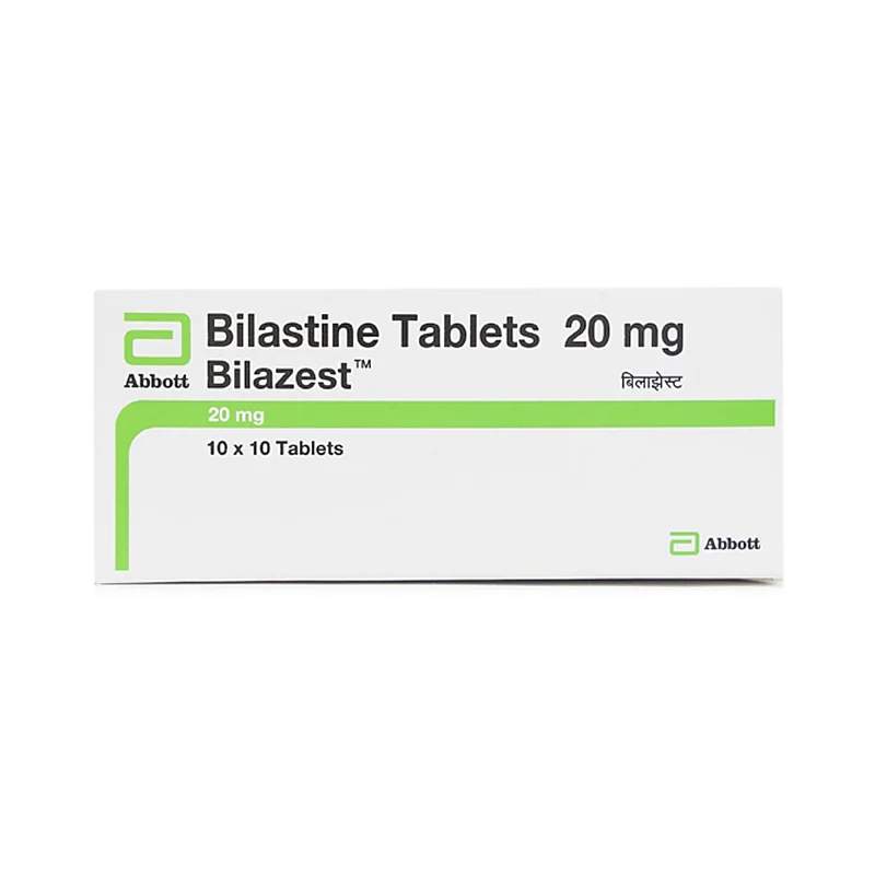 Bilazest 20Mg Tab 10S — authentic medicine packaging