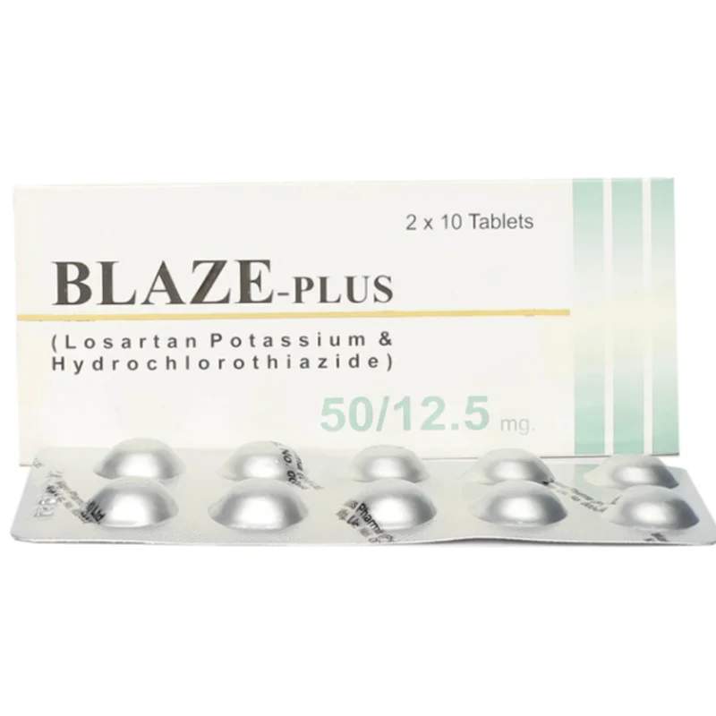 Blaze Plus (50/12.5Mg) 20 Tablets — authentic medicine packaging