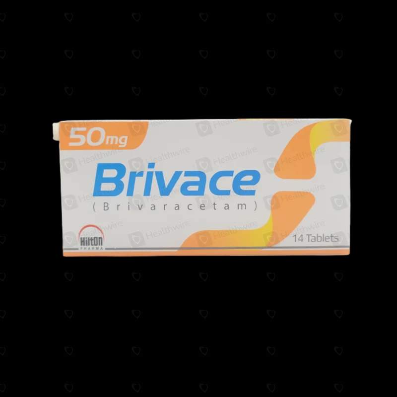 Brivace (50Mg) 14 Tablets — authentic medicine packaging
