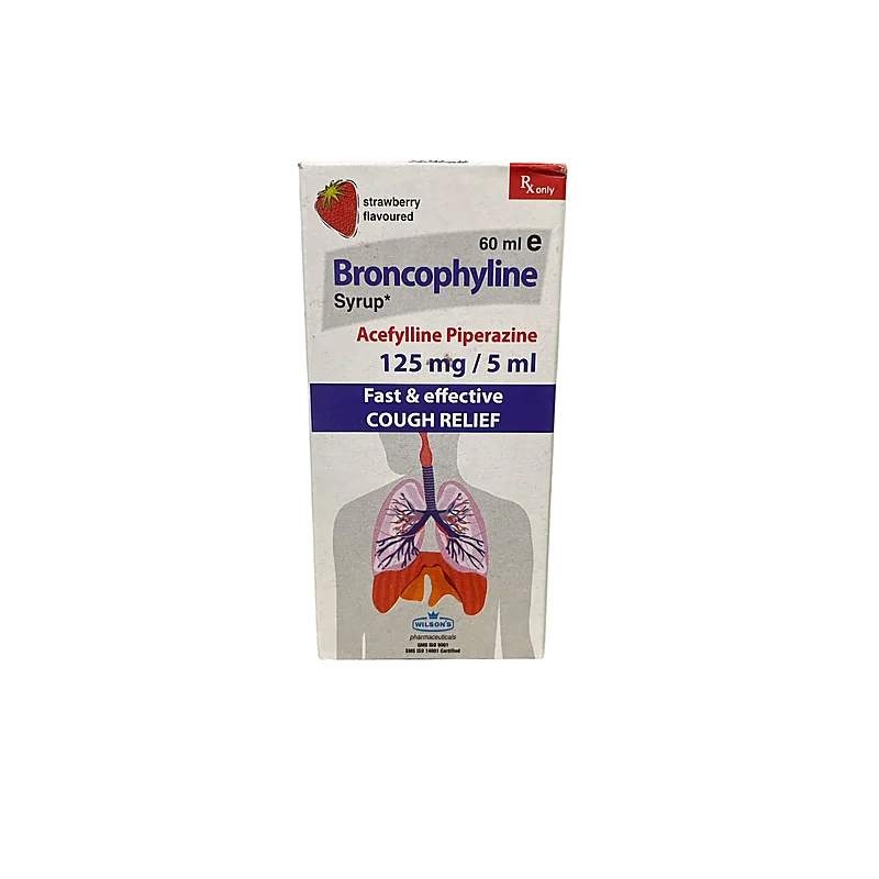 Broncophyline (125Mg/5Ml) 60Ml Syrup — authentic medicine packaging