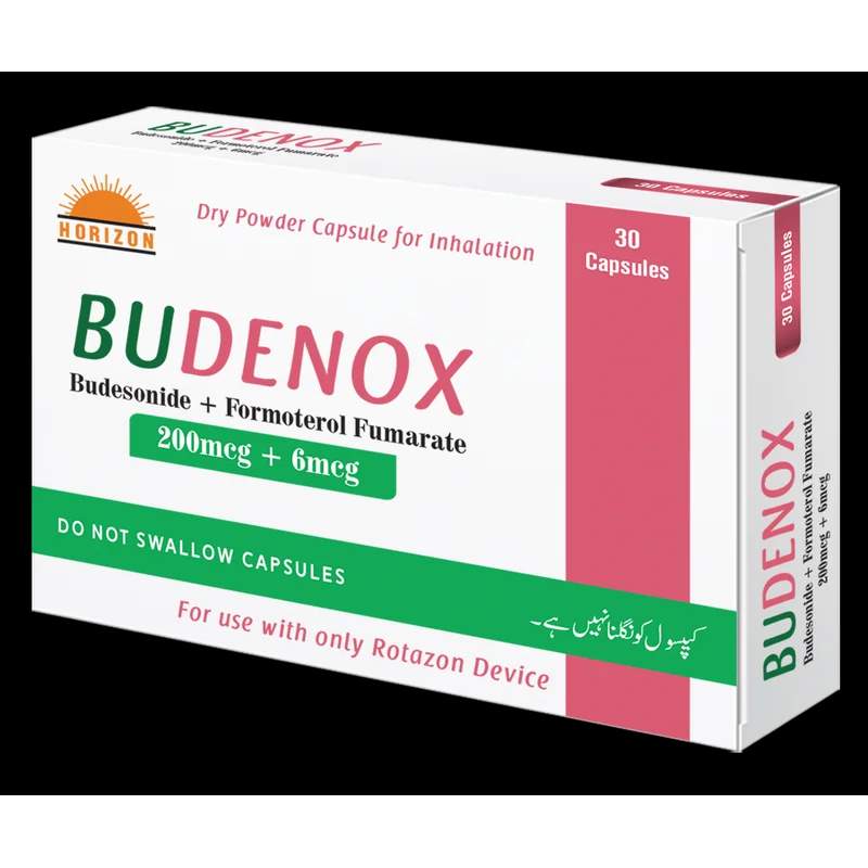 Budenox (400/ 12Mg) 30 Capsule — authentic medicine packaging