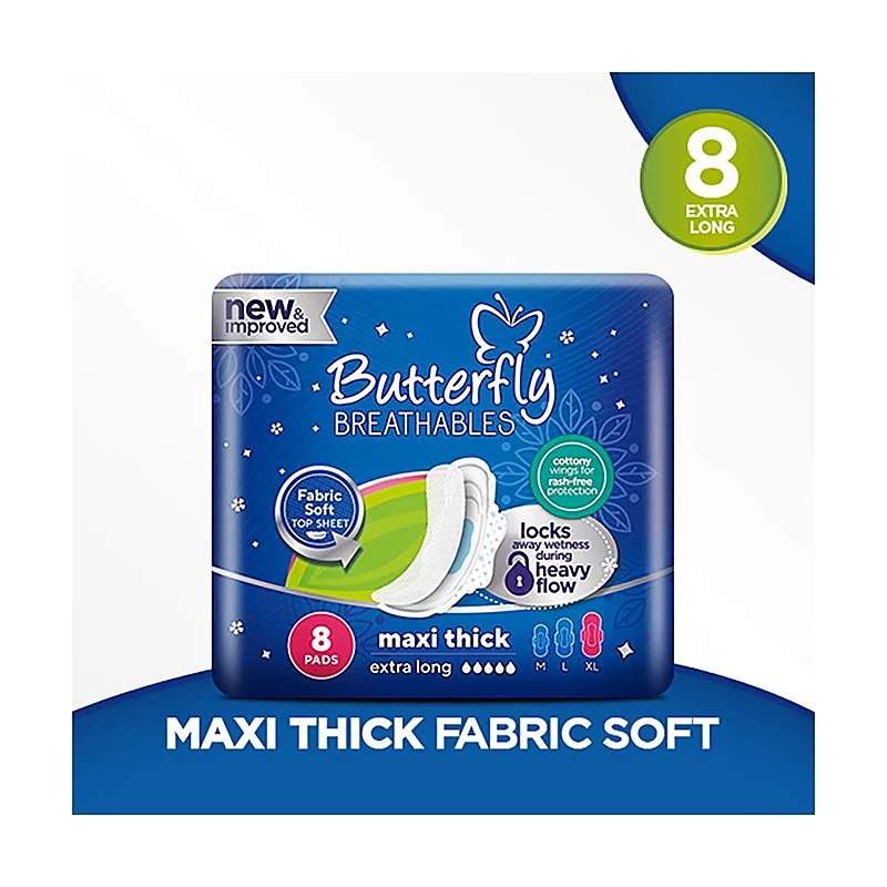 Butterfly Breathable Ultra Thin Cottony 10Pcs — authentic medicine packaging