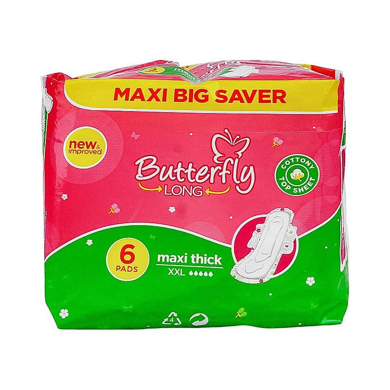 Butterfly Cottony Soft Breathable (Xl) 8 Pads — authentic medicine packaging